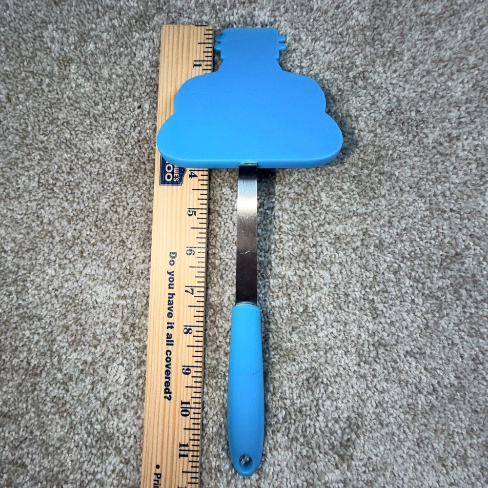 Blue Silicone Acoustic Guitar‎ Spatula Music Theme Kitchen Turner Flipper